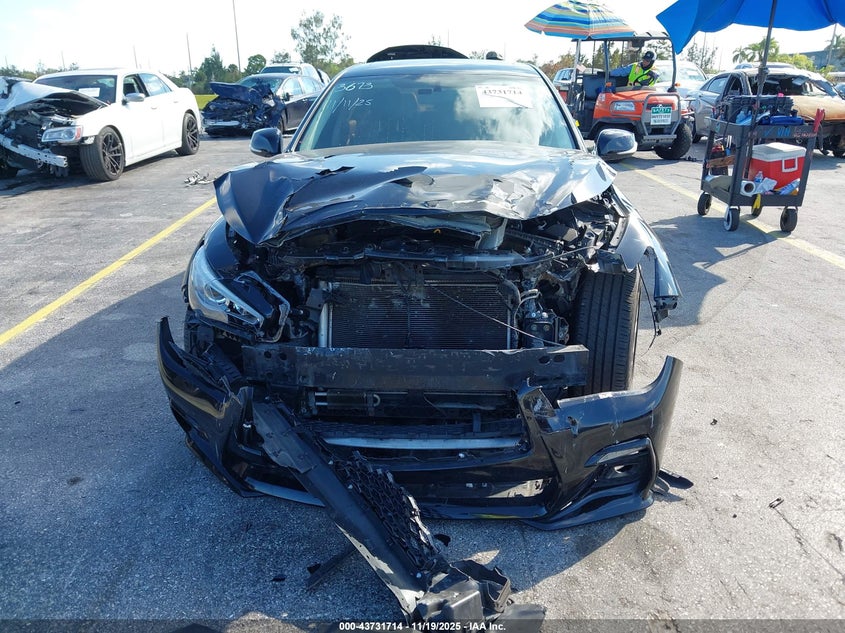 2015 Infiniti Q50 VIN: JN1BV7ARXFM423673 Lot: 43731714