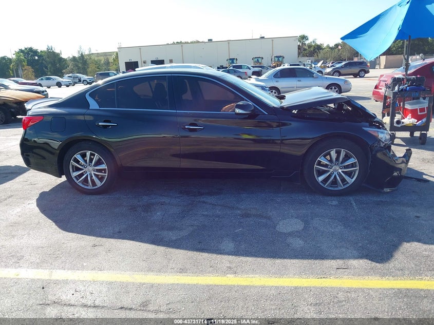 2015 Infiniti Q50 VIN: JN1BV7ARXFM423673 Lot: 43731714