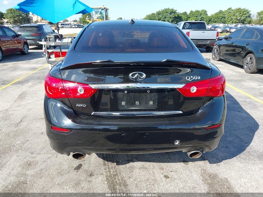 2015 Infiniti Q50 VIN: JN1BV7ARXFM423673 Lot: 43731714