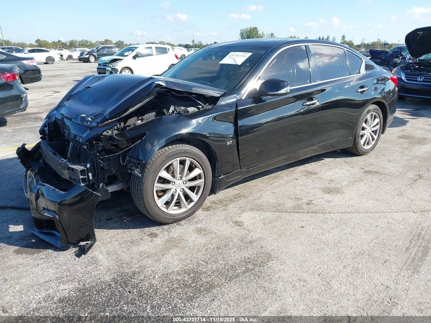 JN1BV7ARXFM423673 2015 INFINITI Q50 photo no. 2