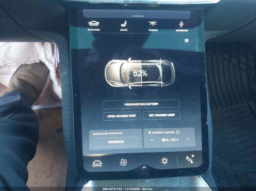 2023 Lucid Air Touring VIN: 50EA1TEA4PA005173 Lot: 43731743