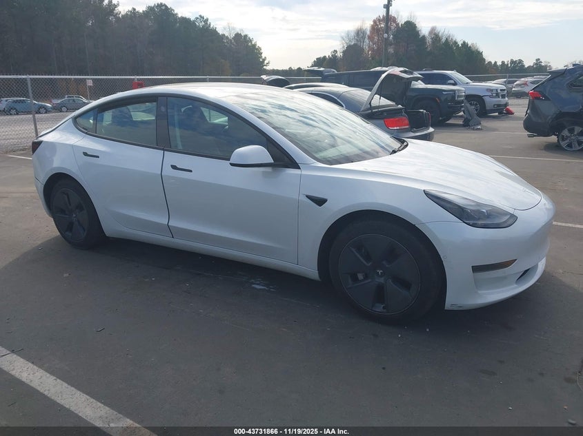 2021 Tesla Model 3 Standard Range Plus Rear-Wheel Drive VIN: 5YJ3E1EA8MF079141 Lot: 43731866