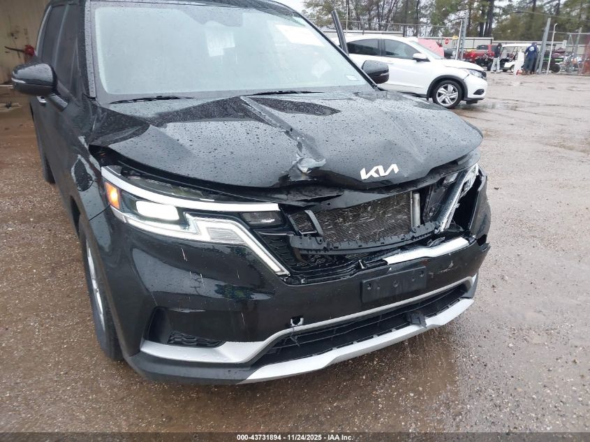 2022 Kia Carnival Mpv Lx Seat Package VIN: KNDNB4H38N6106674 Lot: 43731894