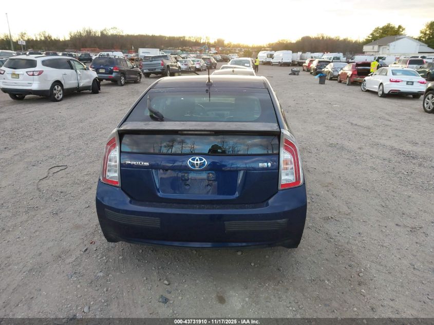 2013 Toyota Prius Three VIN: JTDKN3DU9D1659980 Lot: 43731910