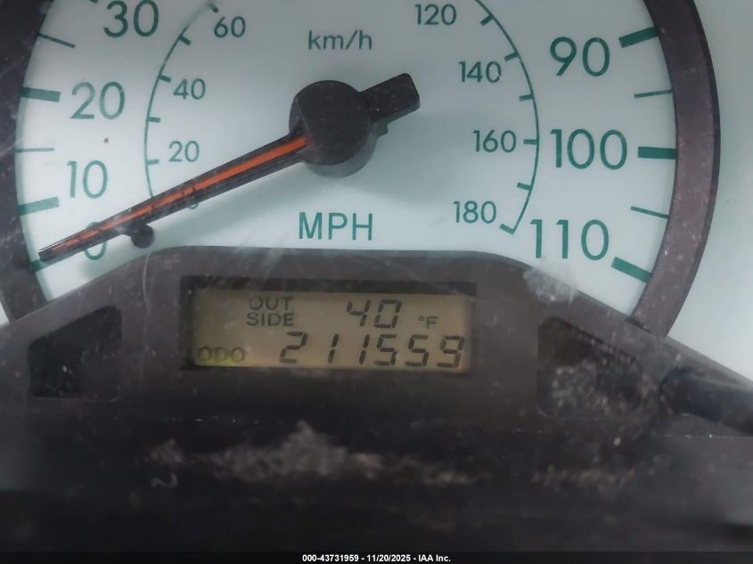 2003 Toyota Corolla Le VIN: JTDBR32E732001048 Lot: 43731959