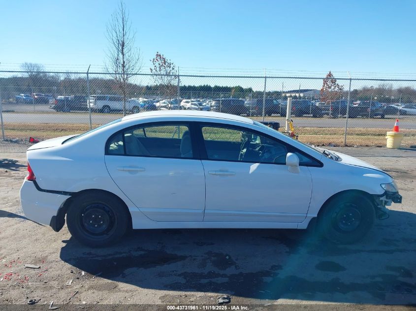 2009 Honda Civic Lx VIN: 2HGFA16539H526469 Lot: 43731961