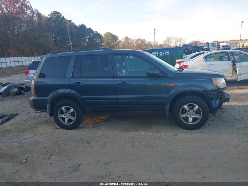 2006 Honda Pilot Ex-L VIN: 5FNYF28536B045781 Lot: 43731964