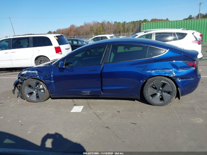 2023 Tesla Model 3 Rear-Wheel Drive VIN: 5YJ3E1EA4PF588471 Lot: 43731986