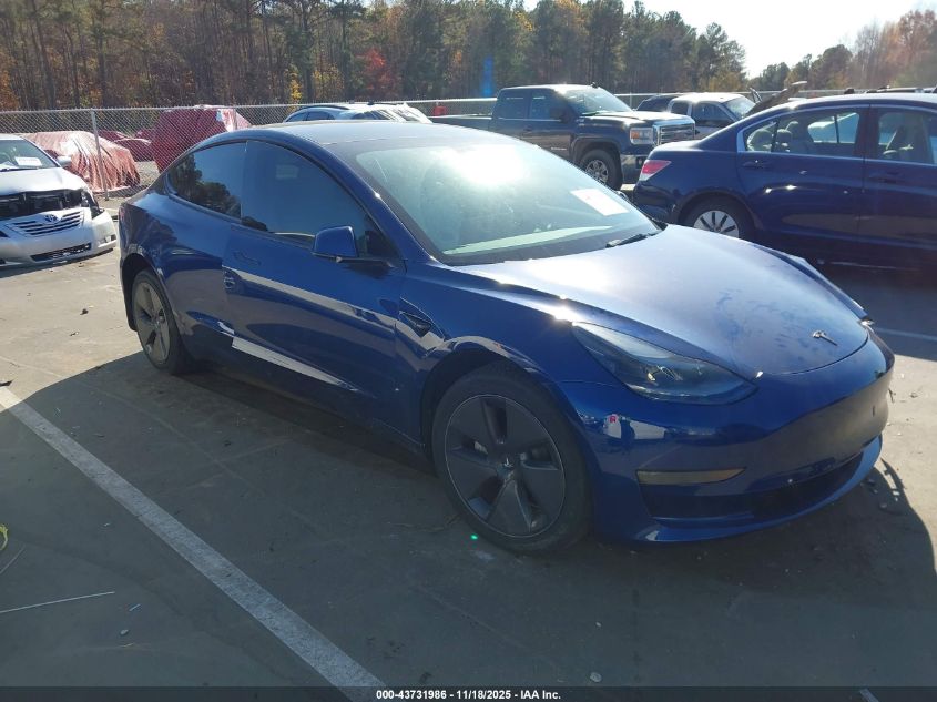 TESLA MODEL 3 REAR-WHEEL DRIVE