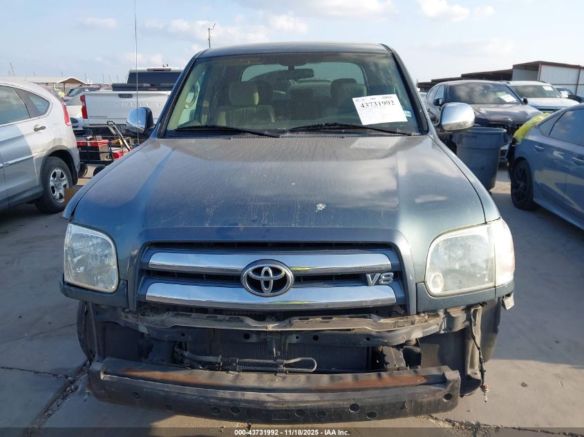 2005 Toyota Tundra Sr5 V8 VIN: 5TBET34195S490159 Lot: 43731992