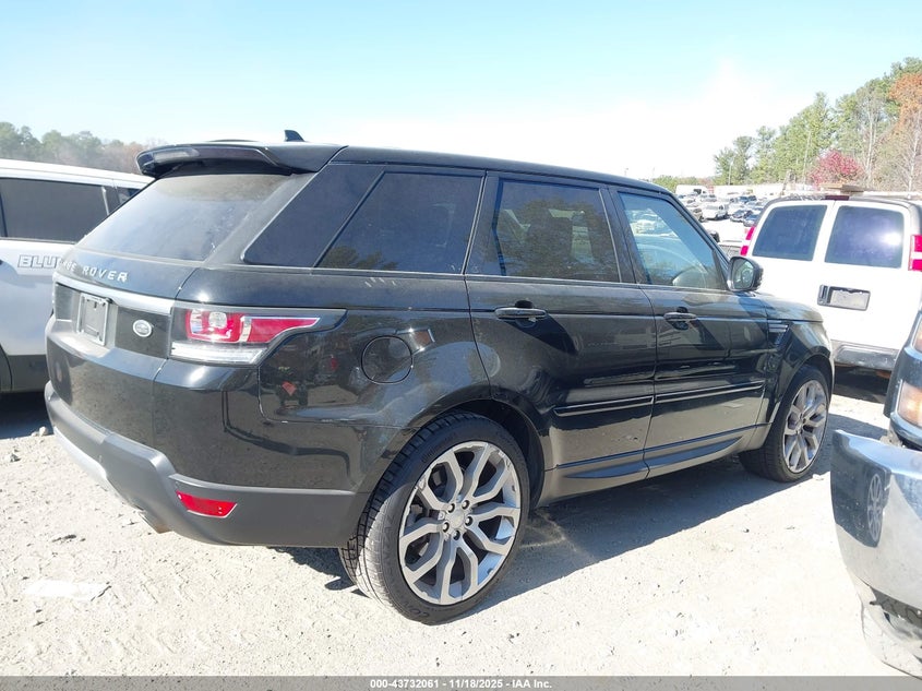 2016 Land Rover Range Rover Sport 3.0L V6 Supercharged Hse VIN: SALWR2VF1GA568070 Lot: 43732061