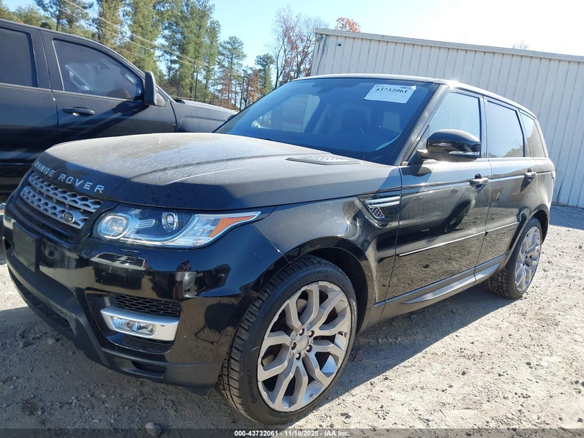 2016 Land Rover Range Rover Sport 3.0L V6 Supercharged Hse VIN: SALWR2VF1GA568070 Lot: 43732061