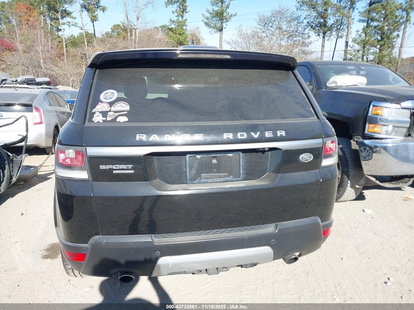 2016 Land Rover Range Rover Sport 3.0L V6 Supercharged Hse VIN: SALWR2VF1GA568070 Lot: 43732061