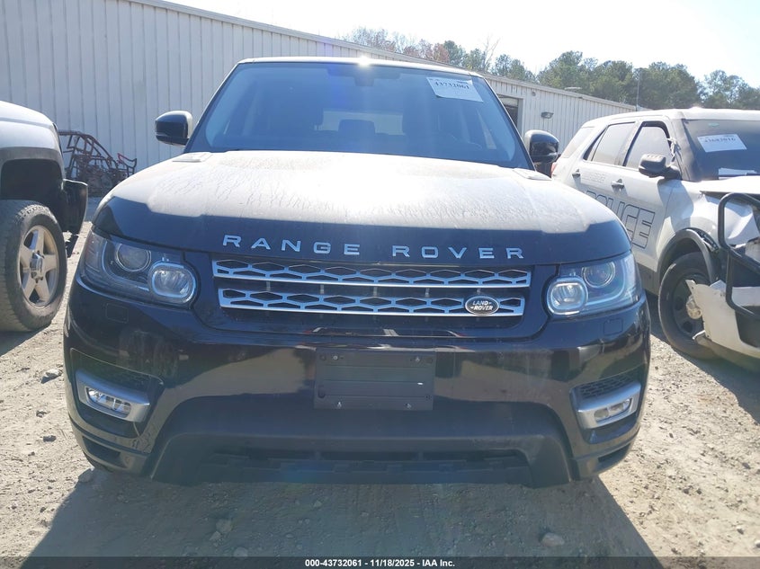 2016 Land Rover Range Rover Sport 3.0L V6 Supercharged Hse VIN: SALWR2VF1GA568070 Lot: 43732061