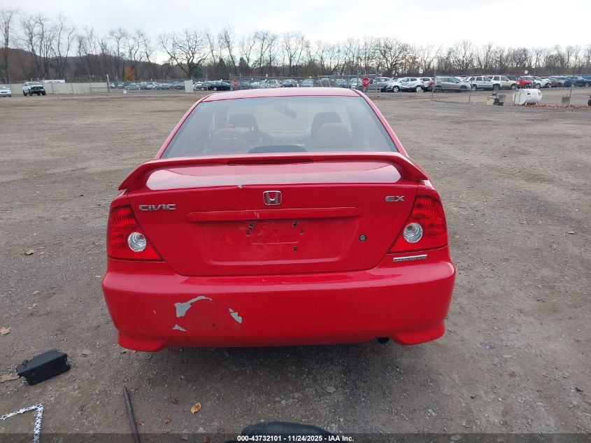 2005 Honda Civic Ex VIN: 1HGEM22995L042868 Lot: 43732101
