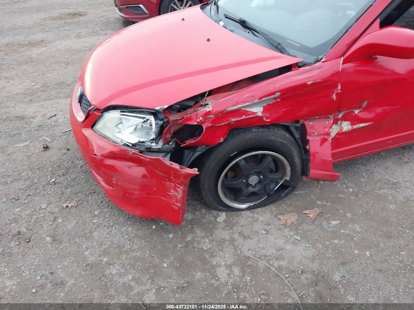 2005 Honda Civic Ex VIN: 1HGEM22995L042868 Lot: 43732101