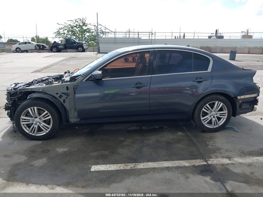 2012 Infiniti G25 Journey VIN: JN1DV6AP9CM700648 Lot: 43732163