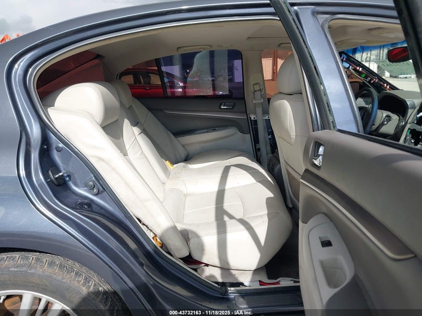 2012 Infiniti G25 Journey VIN: JN1DV6AP9CM700648 Lot: 43732163