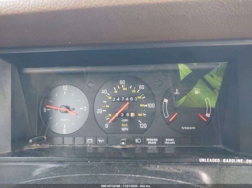 1985 Volvo 245 Dl/Gl VIN: YV1AX8857F1652822 Lot: 43732166