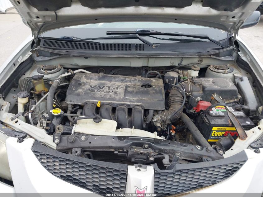 2004 Pontiac Vibe VIN: 5Y2SM62804Z400435 Lot: 43732202