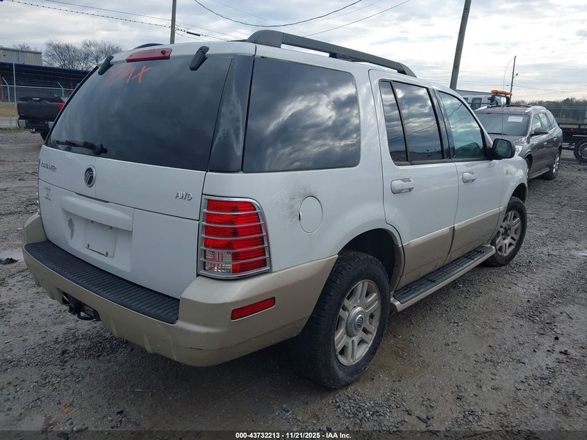 4M2ZU86K75ZJ09443 2005 MERCURY MOUNTAINEER photo no. 4