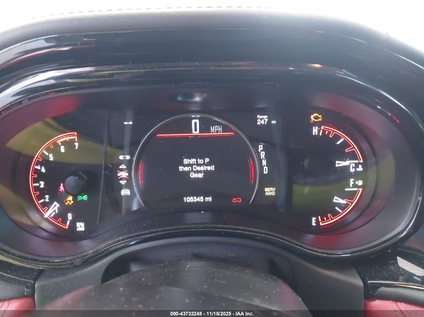 2021 Dodge Durango R/T Awd VIN: 1C4SDJCTXMC788542 Lot: 43732248