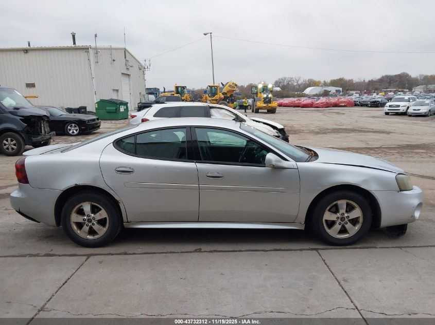 2005 Pontiac Grand Prix VIN: 2G2WP522X51137223 Lot: 43732312