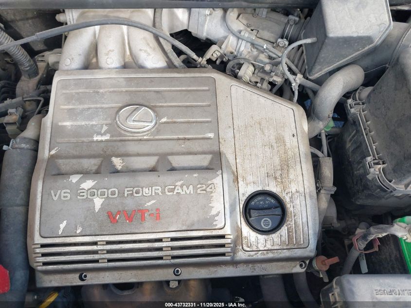 2002 Lexus Rx 300 VIN: JTJGF10U620125011 Lot: 43732331