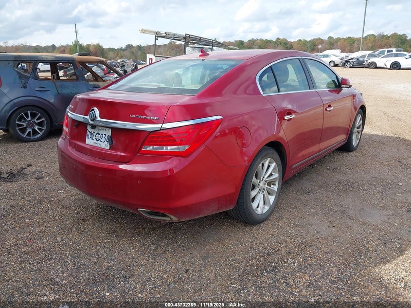 Vin: 1g4gb5g37ef152539, lot: 44227728, buick lacrosse leather group 20144