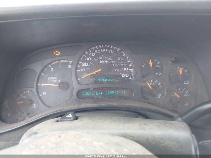 2005 Chevrolet Silverado 2500Hd Ls VIN: 1GCHK23U05F919797 Lot: 43732385