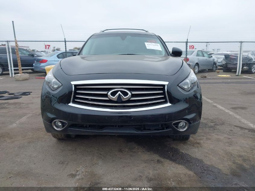 2014 Infiniti Qx70 Base V8 VIN: JN8BS1MW0EM400085 Lot: 43732438