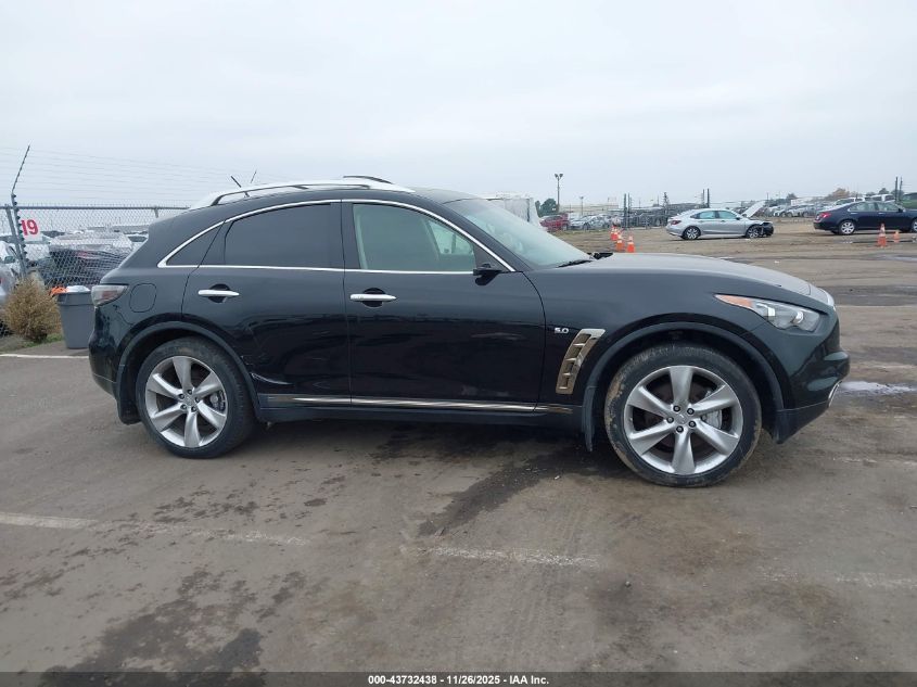 2014 Infiniti Qx70 Base V8 VIN: JN8BS1MW0EM400085 Lot: 43732438