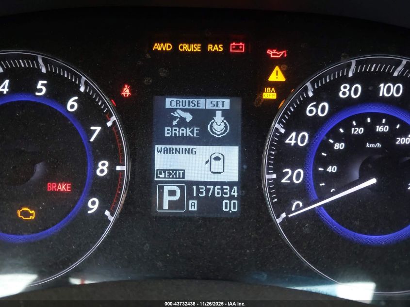 2014 Infiniti Qx70 Base V8 VIN: JN8BS1MW0EM400085 Lot: 43732438