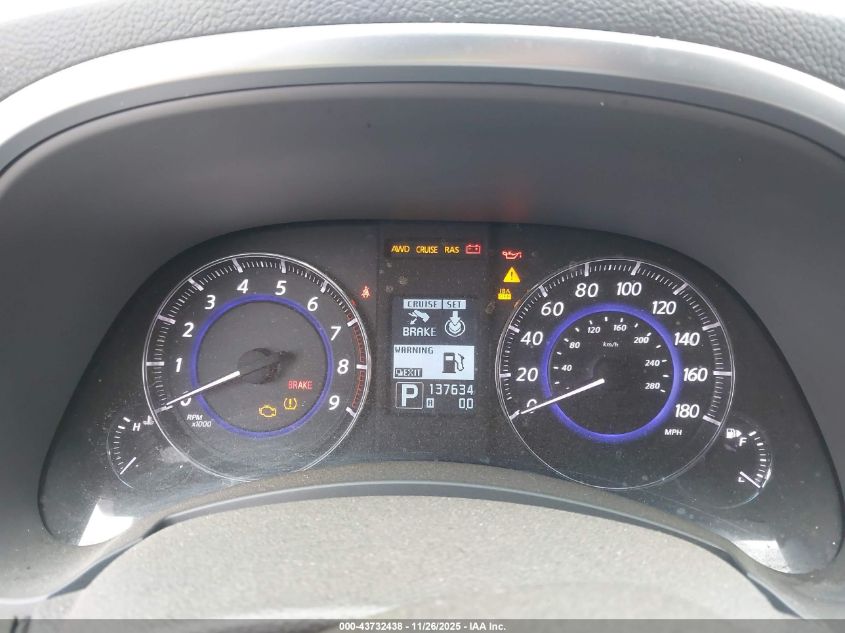 2014 Infiniti Qx70 Base V8 VIN: JN8BS1MW0EM400085 Lot: 43732438