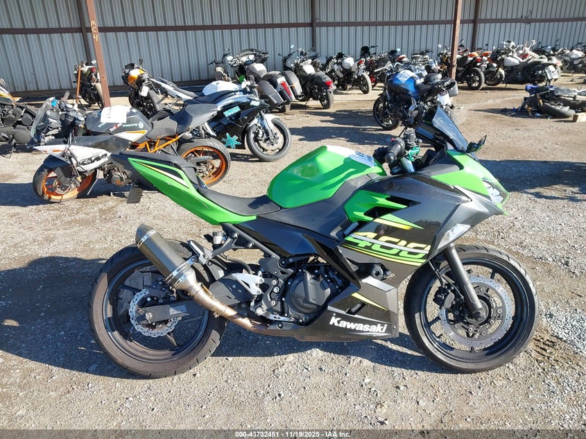 2018 Kawasaki Ex400 VIN: JKAEXKG10JDA03645 Lot: 43732451
