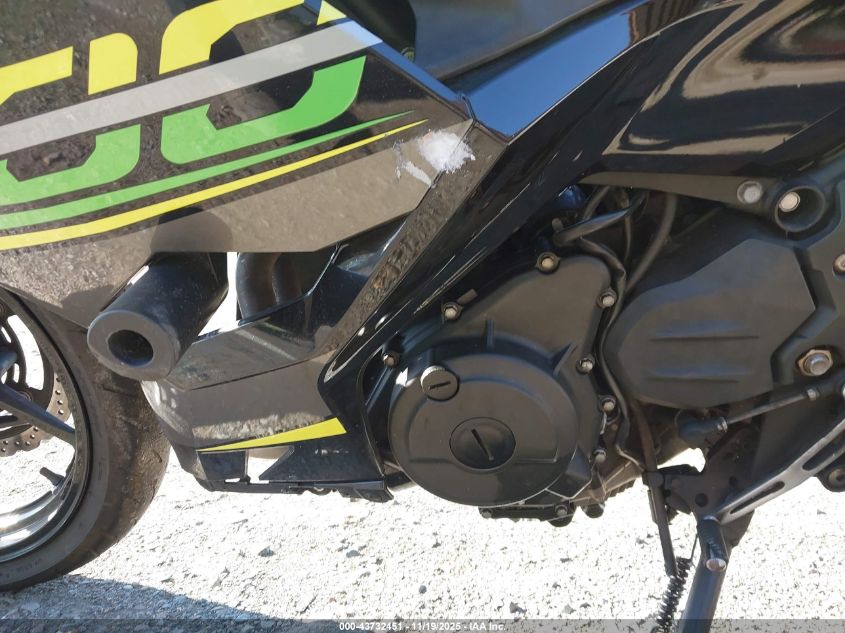 2018 Kawasaki Ex400 VIN: JKAEXKG10JDA03645 Lot: 43732451