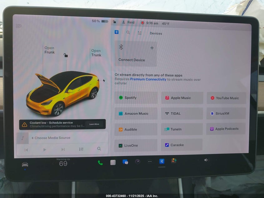 2021 Tesla Model Y Long Range Dual Motor All-Wheel Drive VIN: 5YJYGDEE0MF065352 Lot: 43732460