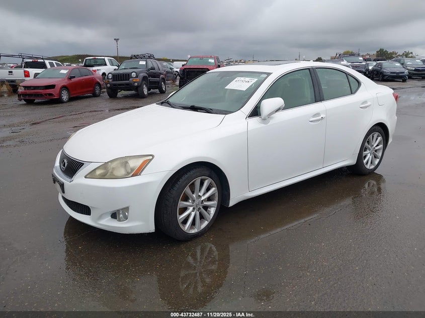 Vin: jthbf5c21a5109135, lot: 44227847, lexus is 250 20102