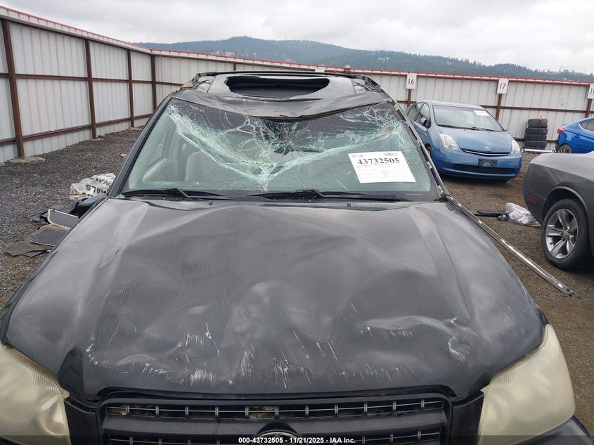 2002 Toyota Highlander Limited VIN: JTEGF21A020057023 Lot: 43732505