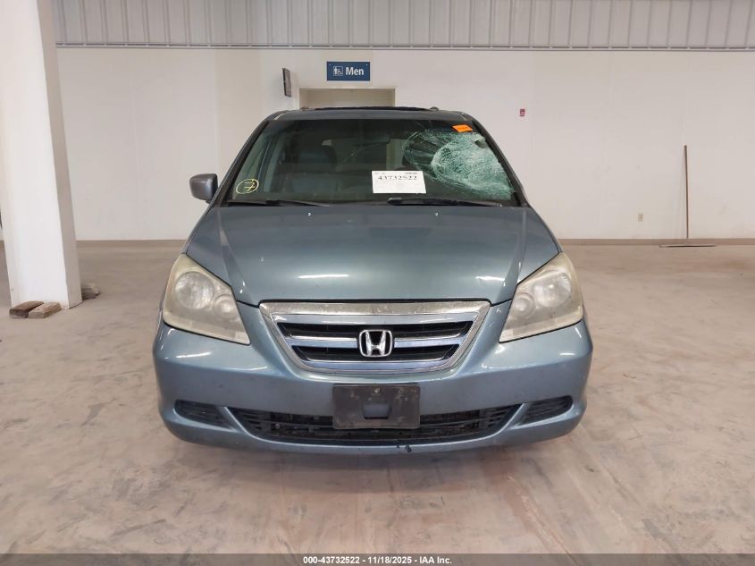 2005 Honda Odyssey Ex-L VIN: 5FNRL38665B061273 Lot: 43732522
