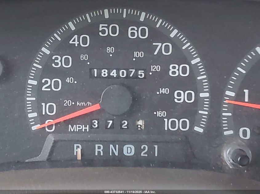 1998 Ford F-150 Lariat/Xl/Xlt VIN: 1FTRX17L5WKB97656 Lot: 43732541