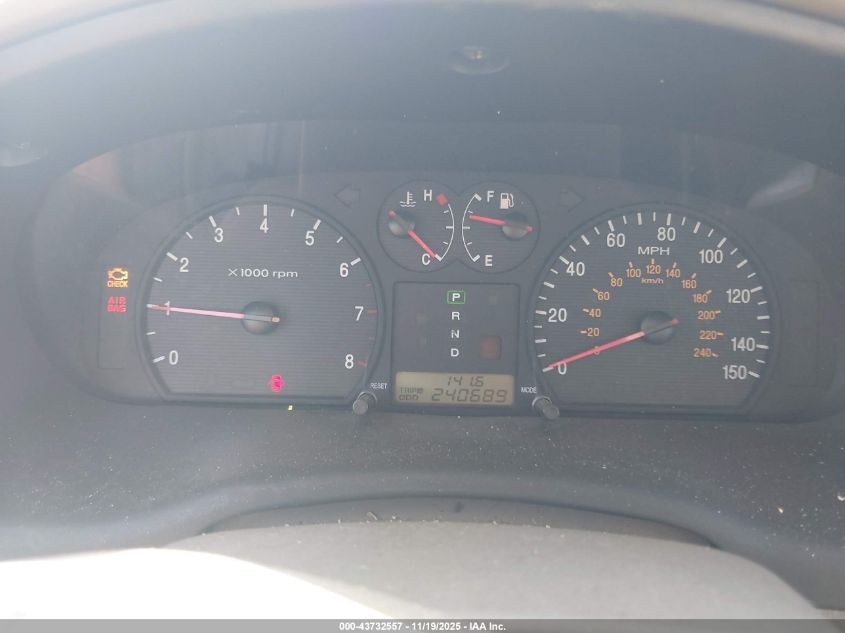 2002 Hyundai Sonata Gls/Lx VIN: KMHWF35H82A669702 Lot: 43732557