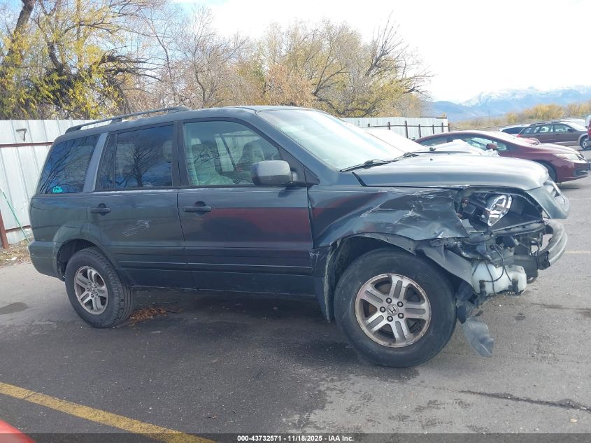 2004 Honda Pilot Ex VIN: 2HKYF18494H508992 Lot: 43732571