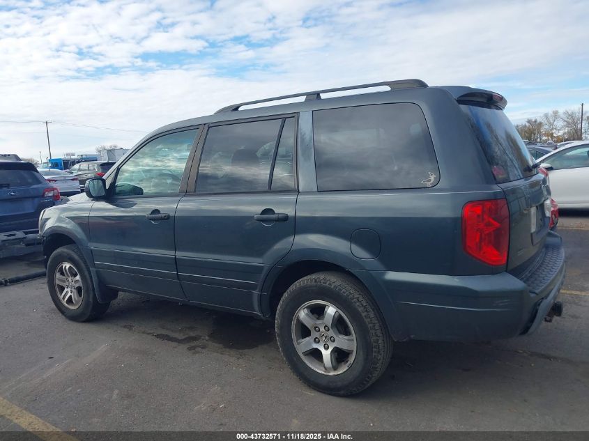 2004 Honda Pilot Ex VIN: 2HKYF18494H508992 Lot: 43732571