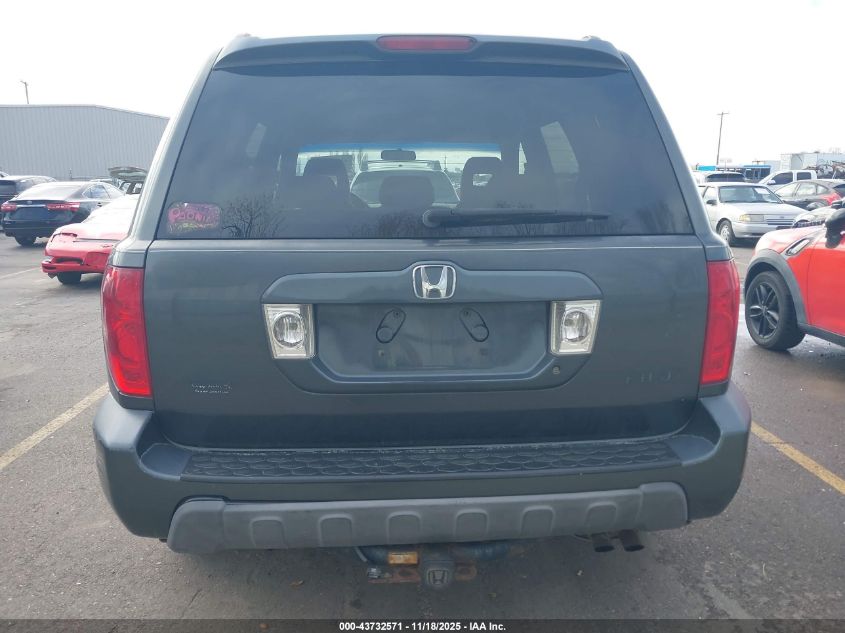2004 Honda Pilot Ex VIN: 2HKYF18494H508992 Lot: 43732571