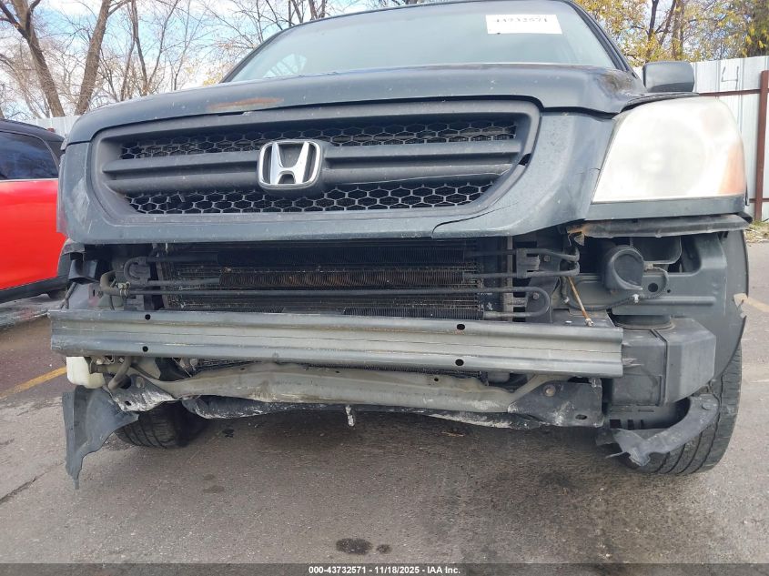 2004 Honda Pilot Ex VIN: 2HKYF18494H508992 Lot: 43732571