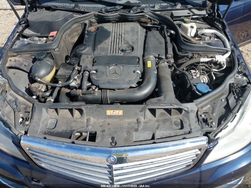 2012 Mercedes-Benz C 250 Luxury VIN: WDDGF4HB8CA642545 Lot: 43732596