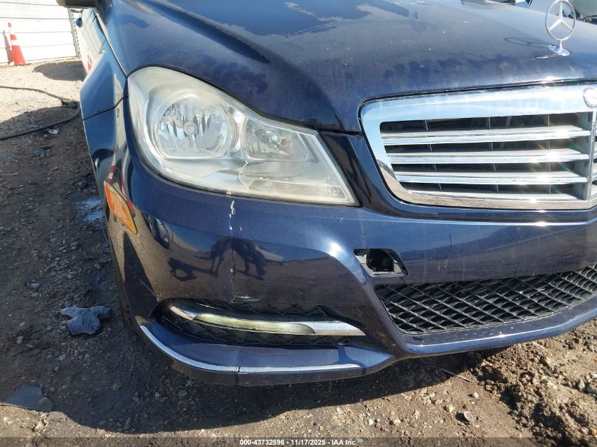 2012 Mercedes-Benz C 250 Luxury VIN: WDDGF4HB8CA642545 Lot: 43732596