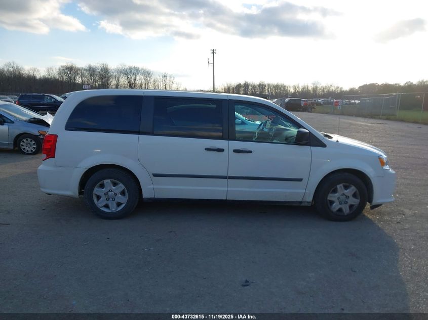 2011 Dodge Grand Caravan C/V VIN: 2D4RN1AG2BR616370 Lot: 43732615