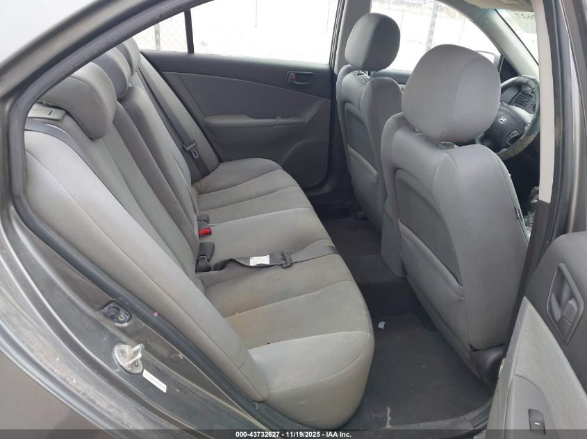 2009 Hyundai Sonata Gls VIN: 5NPET46C79H528737 Lot: 43732627